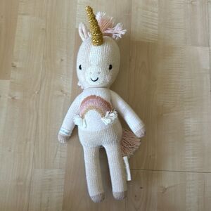 Cuddle + Kind Zara Unicorn thread plushie stuffed doll